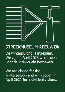 Streekmuseum Reeuwijk Wintersluiting 2022