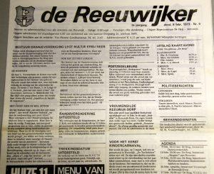 Streekmuseum Reeuwijk - De Reeuwijker 50 jaar geleden